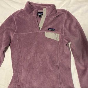 Patagonia 1/4 snap Retool fleece women’s purple large